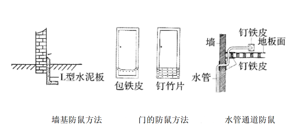 老鼠的基本防治方法——防鼠 老鼠的基本防治方法——防鼠
